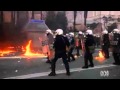 Zehntausende Griechen protestieren in heftigen Streit über Schulden Plan