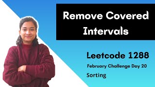 YouTube video 'Remove Covered Intervals | Leetcode 1288 | Sorting | Day-20'