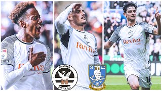 Swans strike 3 in 1st Win under Duff| Swansea City 3-0 Sheffield Wednesday