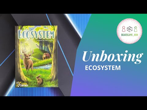 Ecosystem társasjáték dobozbontás - boardgame_hun