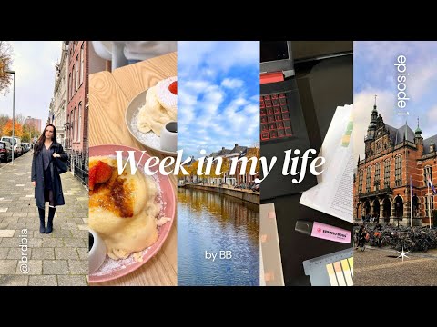 A week in my life | law student in Groningen (Netherlands)