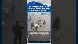 Viral Satpam Kebun Raya Bogor Dikeroyok Rombongan Perguruan Silat, Paksa Masuk saat Jam Tutup