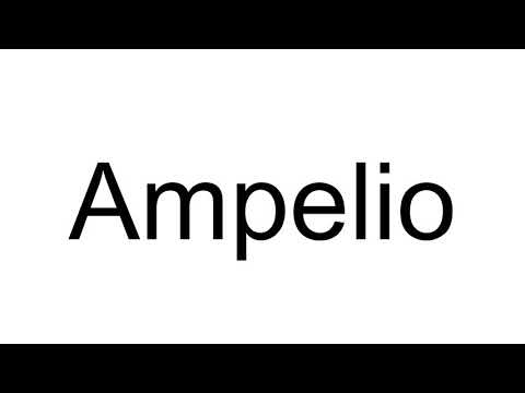 How to Pronounce Ampelio