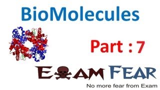 Chemistry Biomolecules part 7 (Glucose, Cyclic Structure) CBSE class 12 XII