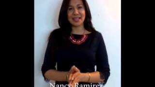 Nancy Ramirez Saludando a Alas Programa Cristiano