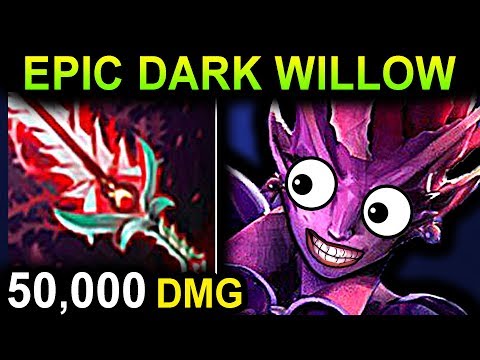 EPIC DARK WILLOW - DOTA 2 PATCH 7.07 NEW META PRO GAMEPLAY