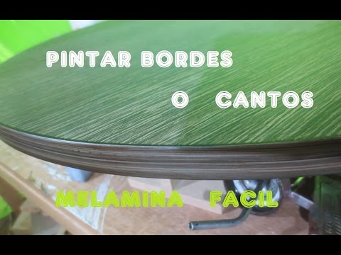 Cómo pintar cantos de melamina, paso a paso
