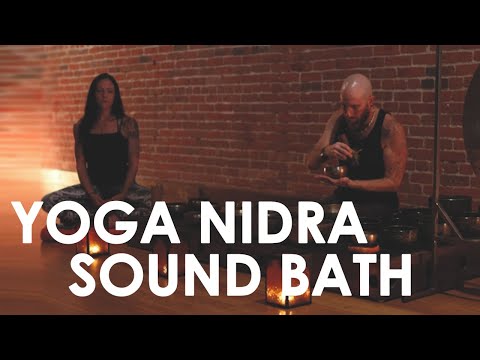Yoga Nidra Tibetan Singing Bowls Sound Bath for Anxiety Relief & Relaxation Video