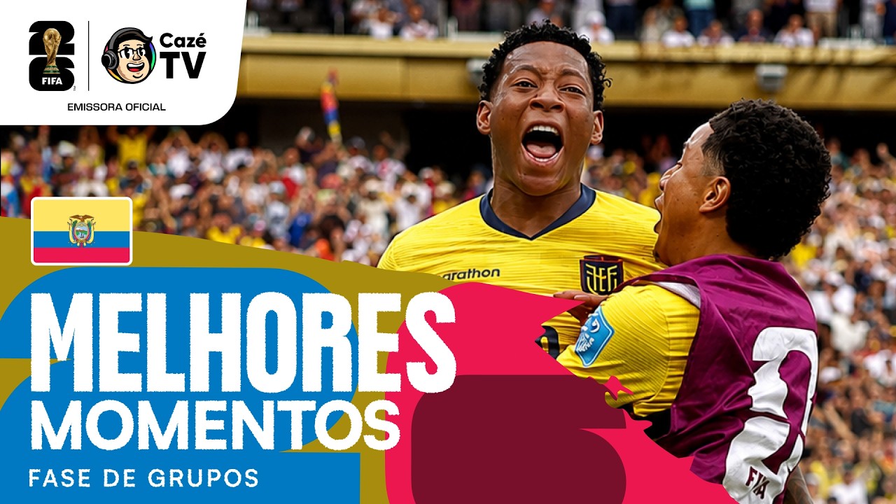 CLASSIFICAÇÃO HISTÓRICA! MELHORES MOMENTOS DO EQUADOR NA FASE DE GRUPOS DA COPA DO MUNDO FIFA™ 2026