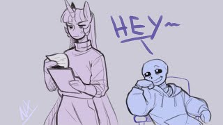 Sans Teases Twilight - Undertale x My Little Pony (Comic Dub)