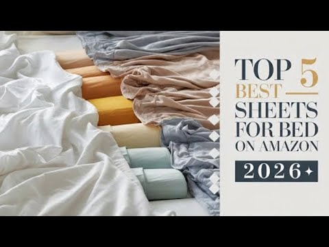 I Found the BEST Bed Sheets on Amazon 2026 🛏️ | Top 5 Comfort & Luxury Picks