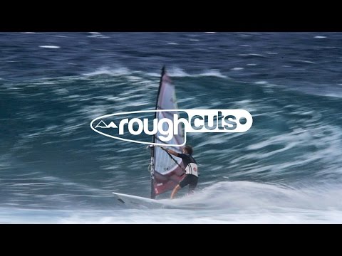 150 Ilya hitting the Hookipa lip on 2016 Mutant 4 batten wave sail