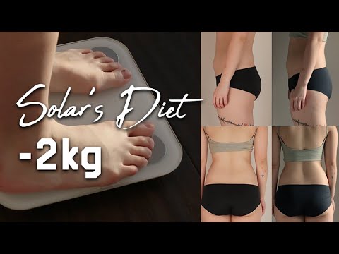 I tried Mamamoo Solar's diet for 2 weeks (healthy modified ver.)