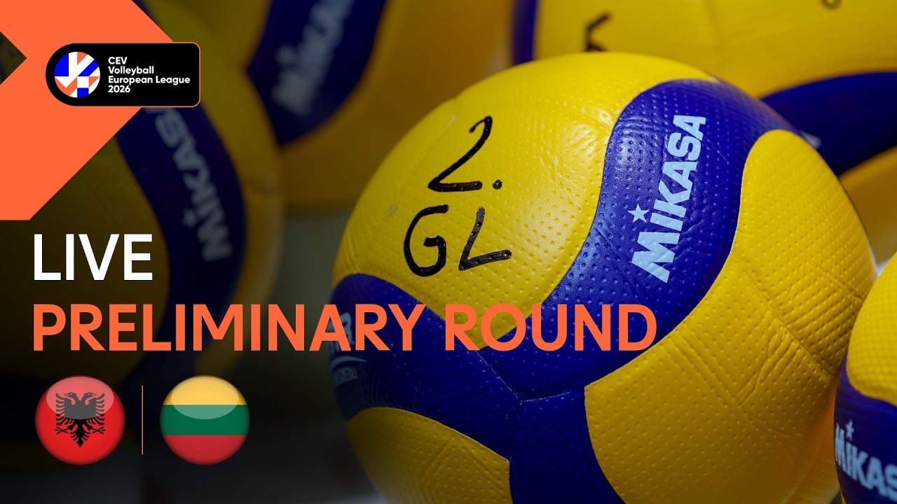 LIVE | Albania vs. Lithuania | CEV Volleyball European League 2026 | Women
