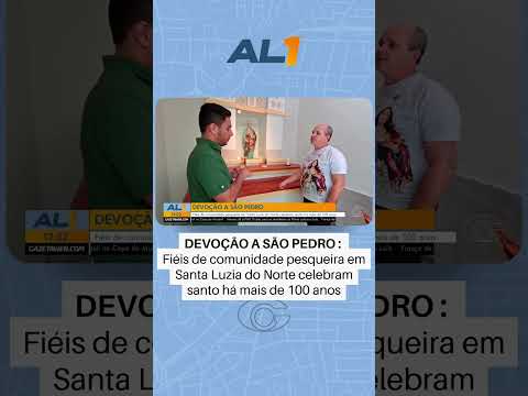 Fiéis de comunidade pesqueira em Santa Luzia do Norte celebram santo há mais de 100 anos