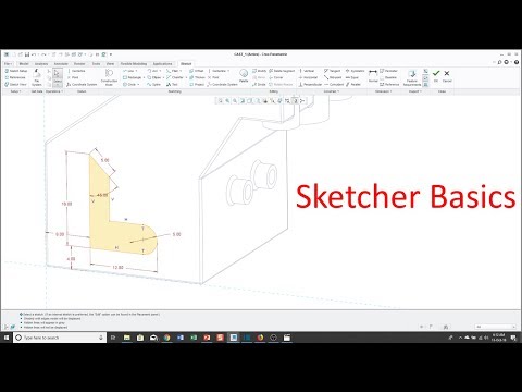 Creo Parametric - Sketch Mode Basics