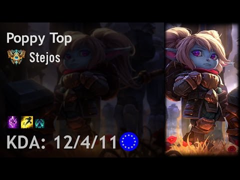 Poppy Top vs Fiora - Stejos - EUW Challenger Patch 6.22
