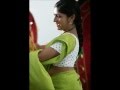 Malayalam Actress Akhila Hot Navel In Green Saree