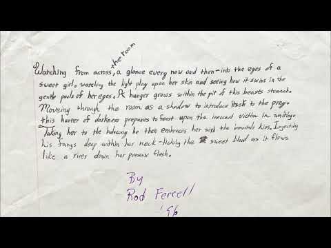 Vampire Clan: Rod Ferrell Poetry