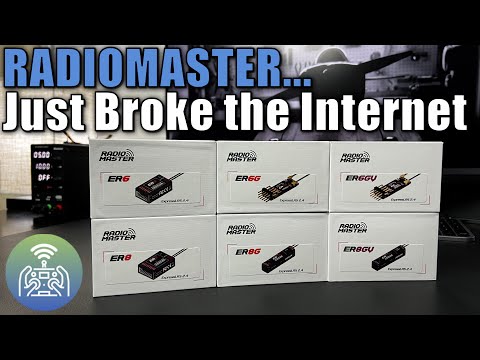 Radiomaster ExpressLRS PWM Receivers [ELRS] : ER4 • ER6 • ER8  • ER6G • ER8G • ER6GV • ER8GV