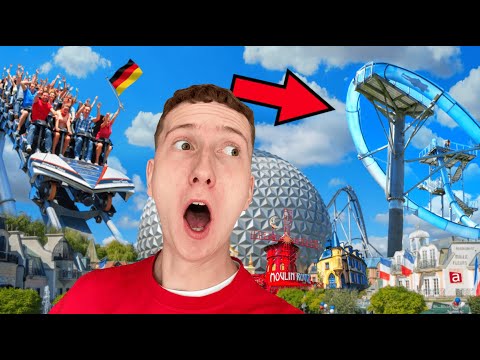 Riding CRAZY WATERSLIDES and ROLLERCOASTERS in Germany !