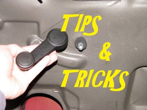 Removal and Replacement of Window Winder Handle