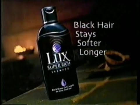 Lux Super Rich Shampoo with Black Henna Oil Complex "Cleo" 30s - Philippines, 2000