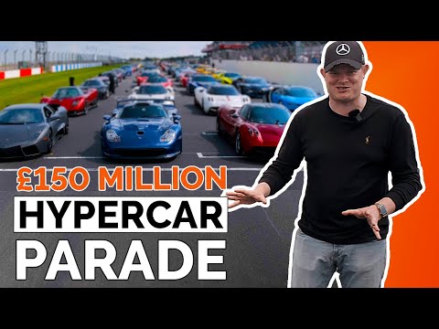 £150m of hypercars on track! 🤑