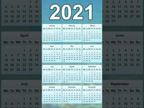 2021 Calendar