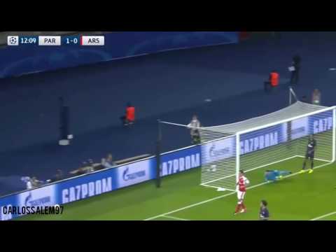 Ospina amazing play vs PSG! Arsenal Champions League Atajadas saves