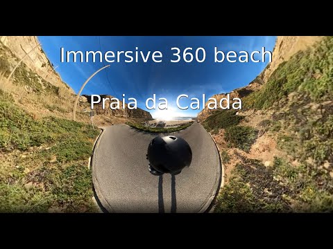 Beach Visit - Praia da Calada - Ericeira - Portugal - Immersive 360 VR - Part 1