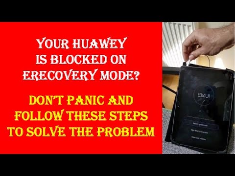 HOW TO Reboot Huawei Blocked / Stuck in eRecovery Mode