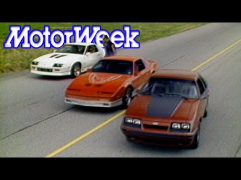 Thumbnail for 1985 Ford Mustang GT vs. Chevrolet Camaro IROC-Z vs. Pontiac Trans Am | Retro Review by Trans a, Ford Mustang II, Chevrolet, Trans am, Ford Mustang, Ford Mustang I, Chevrolet Camaro
