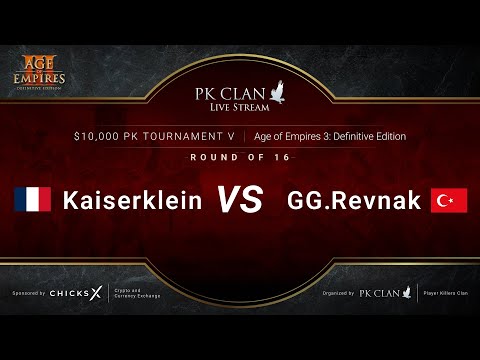 PK Tournament V | $10,000 — RO16: Kaiserklein vs. GG.Revnak | Age of Empires 3: DE