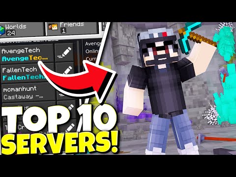 Top 10 BEST Servers For Minecraft Bedrock 1.20!  (Xbox One, PS4, MCPE, Windows 10)