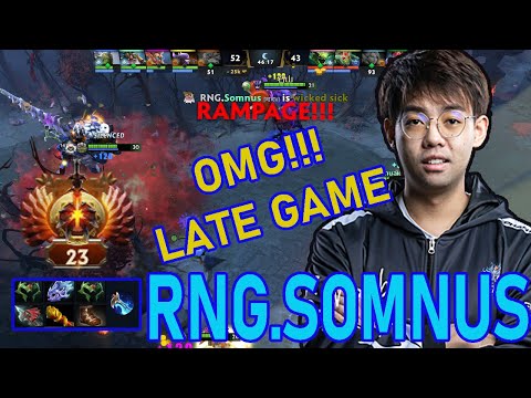 RNG.SOMNUS [ SNIPER ] OMG !!! SNIPER LATE GAME DOTA 2