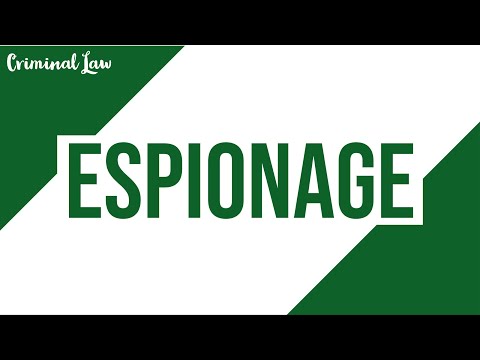 [Article 117] Espionage; Criminal Law Discussion