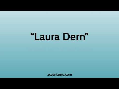 Pronounce "Laura Dern" - South Korean accent vs. native U.S.