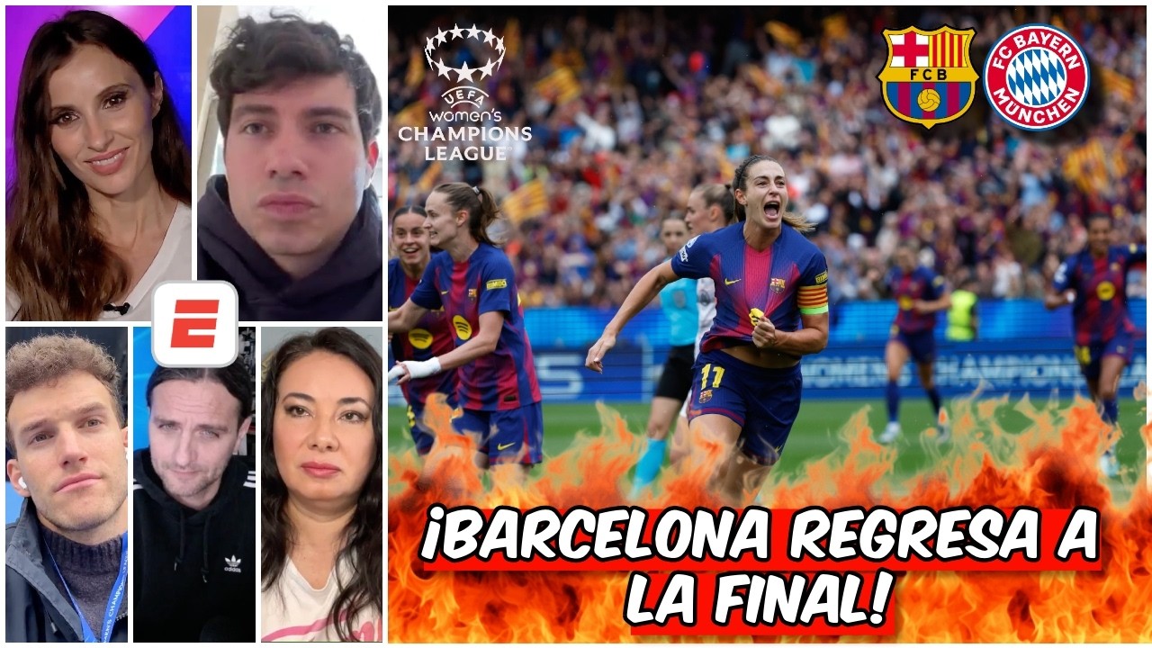 BARCELONA TRIUNFA ante BAYERN MÜNICH en SEMIS y AVANZA a la FINAL | Women's Champions League
