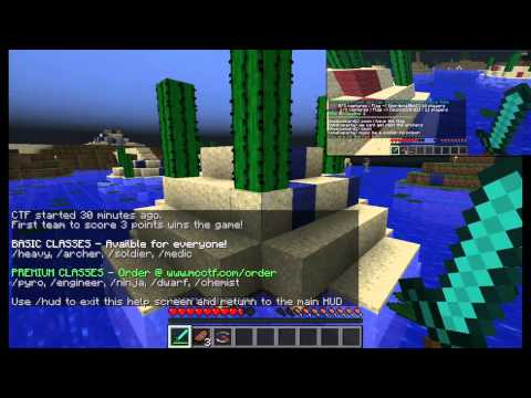 Minecraft - Let's Play PvP Maps! Capture The Flag Ep 1 Pt- 1/2