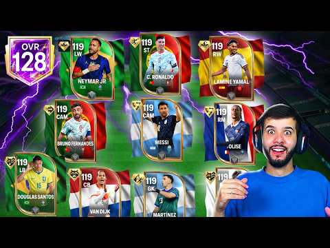 MONTEI A SELEÇÃO DOS MELHORES DA COPA DO MUNDO NO FC MOBILE! ?⚽