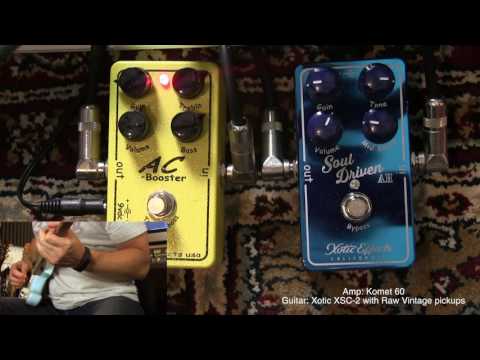 Xotic Soul Driven Allen Hinds vs Xotic AC Booster