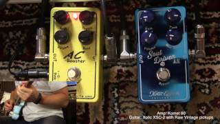 Video thumbnail for Xotic Soul Driven Allen Hinds vs Xotic AC Booster by Simon Gotthelf Gear Demos (Simon Gotthelf Music)