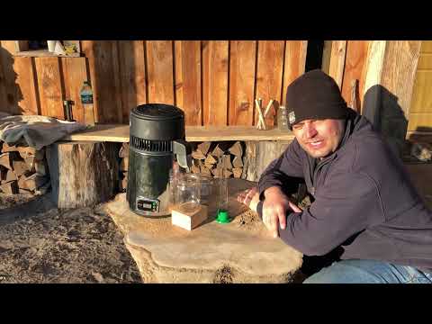 Distilling spirits - with a water still