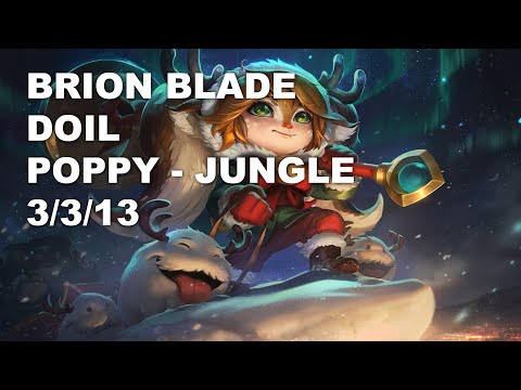 BRION BLADE Doil Jungle Poppy vs Kayn - KR Grandmaster Patch 10.9