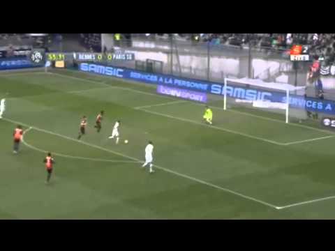NEW- Rennes - PSG 0-1 / 06.04.2013 - Menez J. EURO GOAL, amazing goal