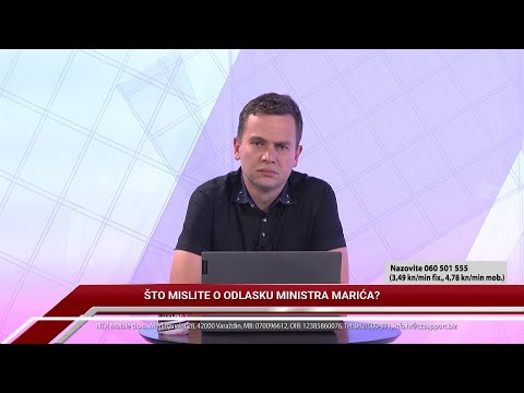 TV REPLIKA 06.07.2022. - ŠTO MISLITE O ODLASKU MINISTRA MARIĆA?