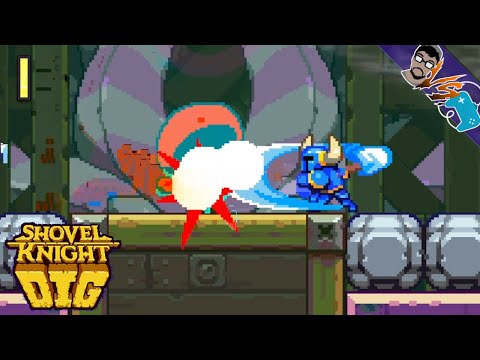 Does a Shovel Knight Roguelike WORK AT ALL? - Shovel Knight Dig Gameplay Walkthrough #1