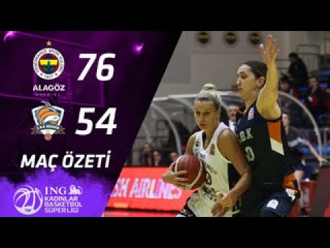 Maç Özeti | Fenerbahçe Alagöz Holding 76 - 54 ÇBK Mersin | ING KBSL 16. Hafta