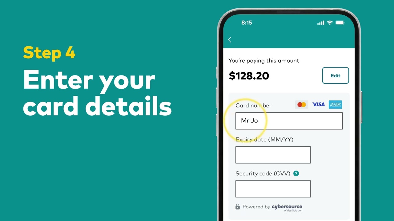Pay your bill in My Optus App